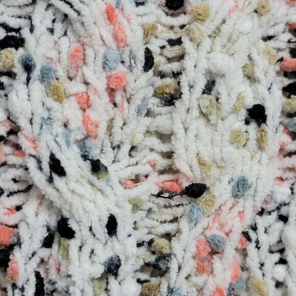 Jessica Simpson Sweater Large Chenille Soft Crop Cable Knit - Picture 7 of 8